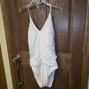 Lands' End Classic White Swimwear